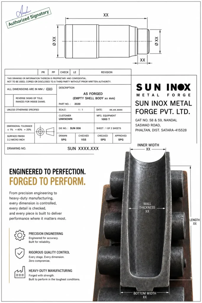 Precision forging and manufacturing technology at Sun Inox